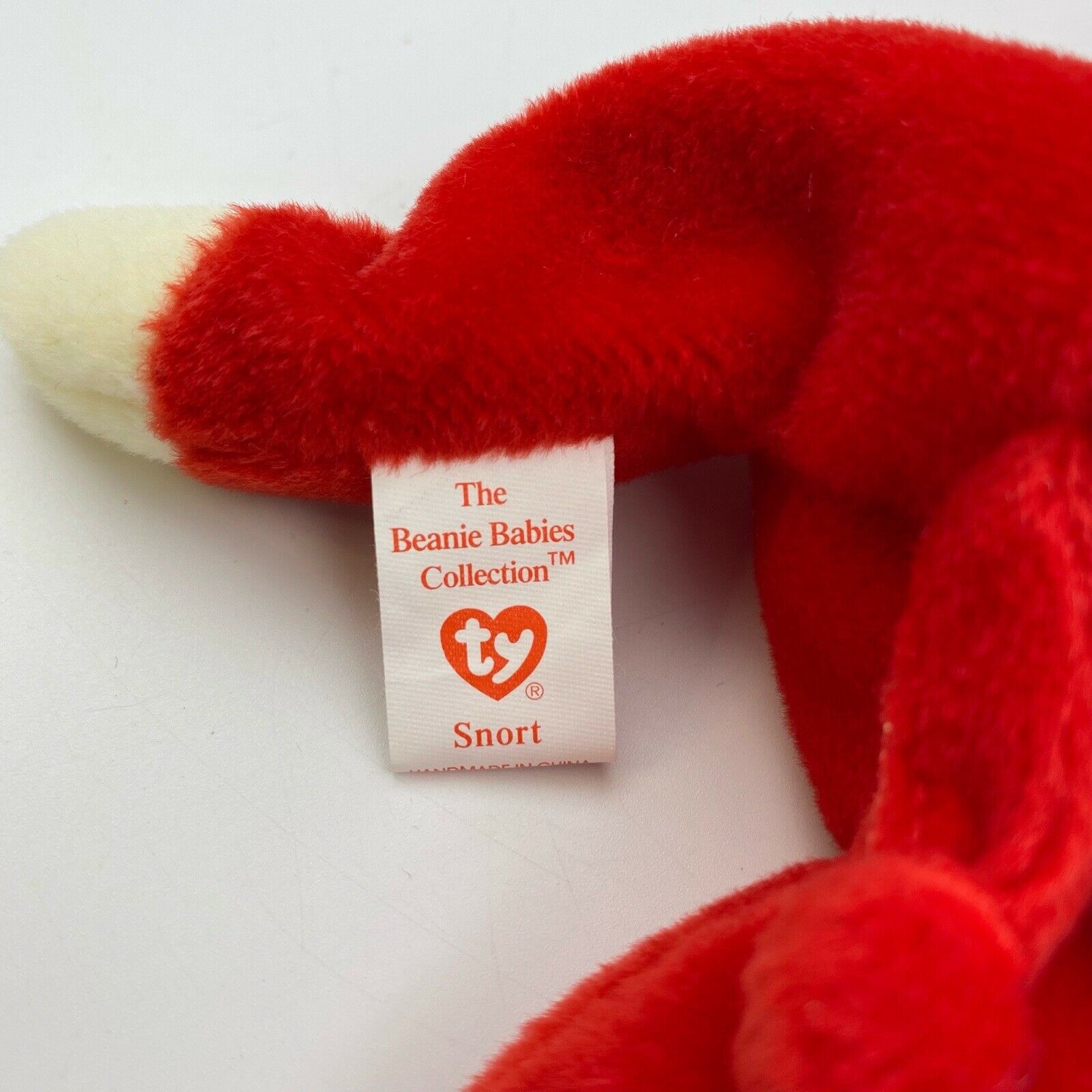 Snort beanie shop baby errors