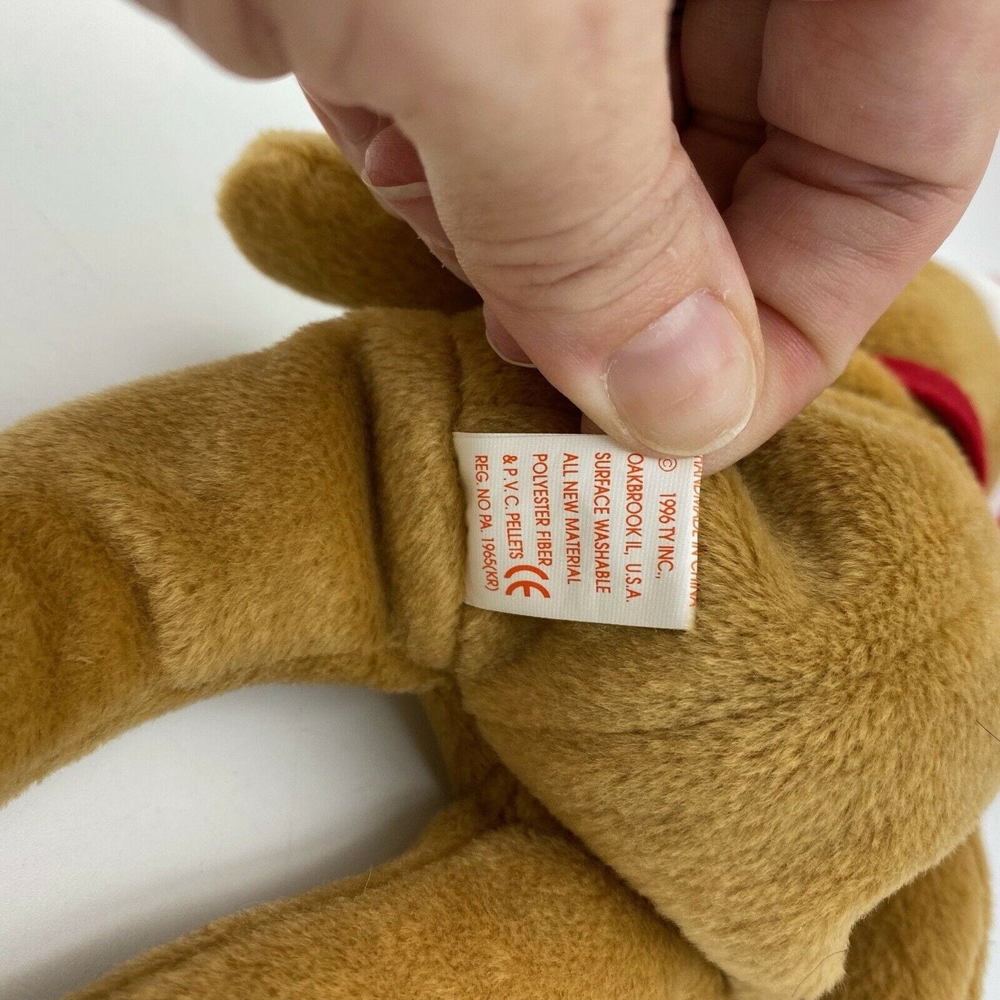 Ty Original Beanie Babies 1997 Teddy Style 4200 MINT Condition - Tag Errors