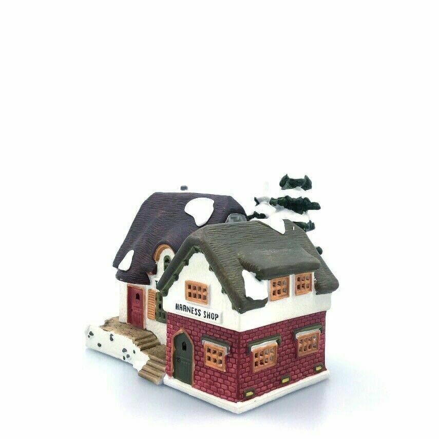 Lemax Dickensvale Collectibles Tannery / Harness Shop Porcelain Lighted House