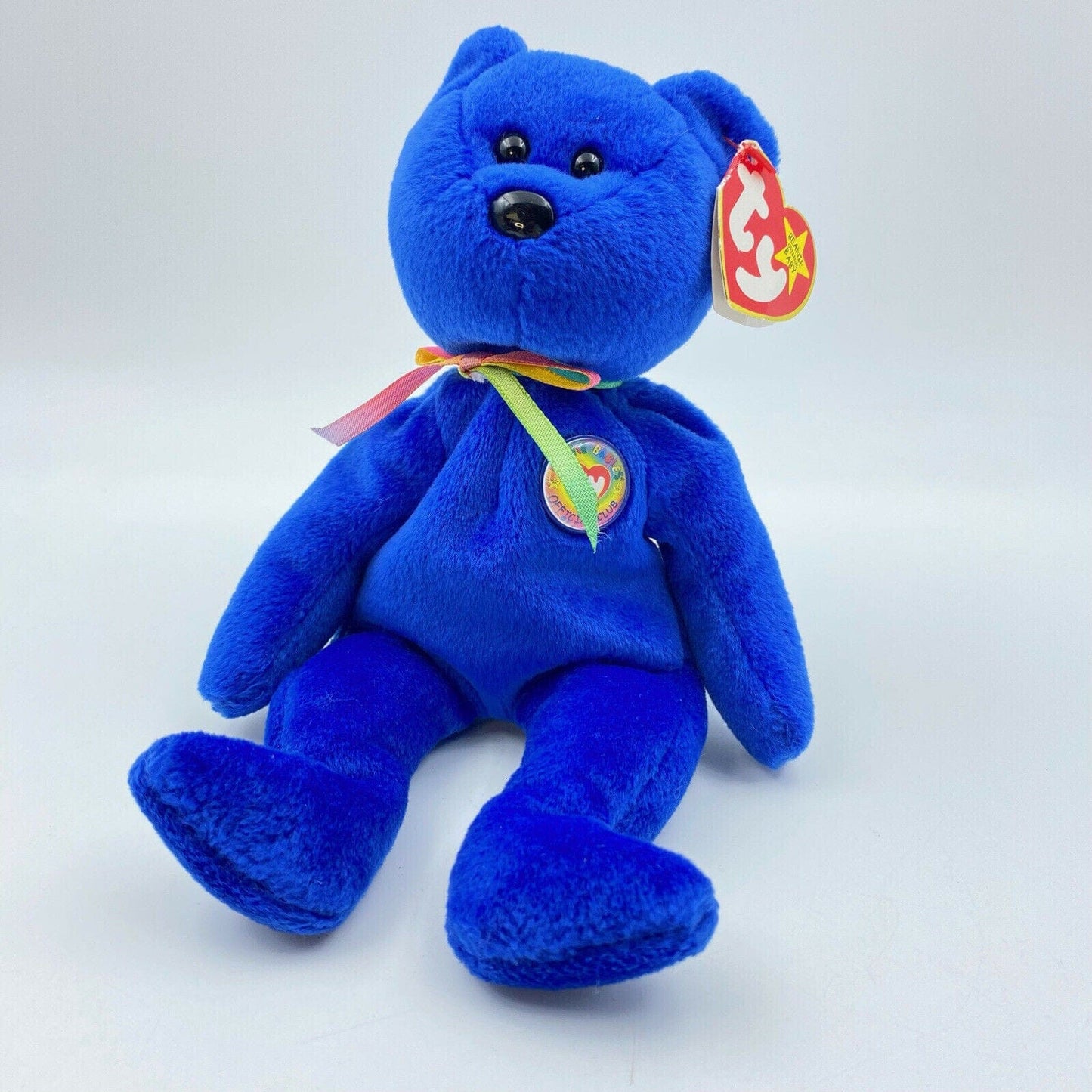 Ty Original Beanie Babies - “Clubby” The Bear - 1998 - EXCELLENT Condition