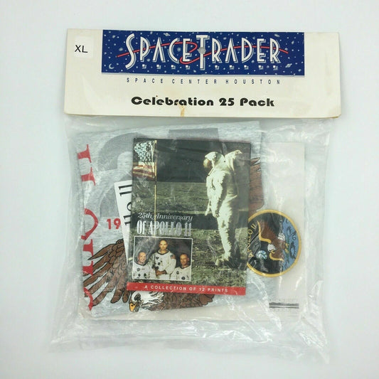 Space Center Houston Apollo 11 25th Anniversary Celebration Pack XL NEW