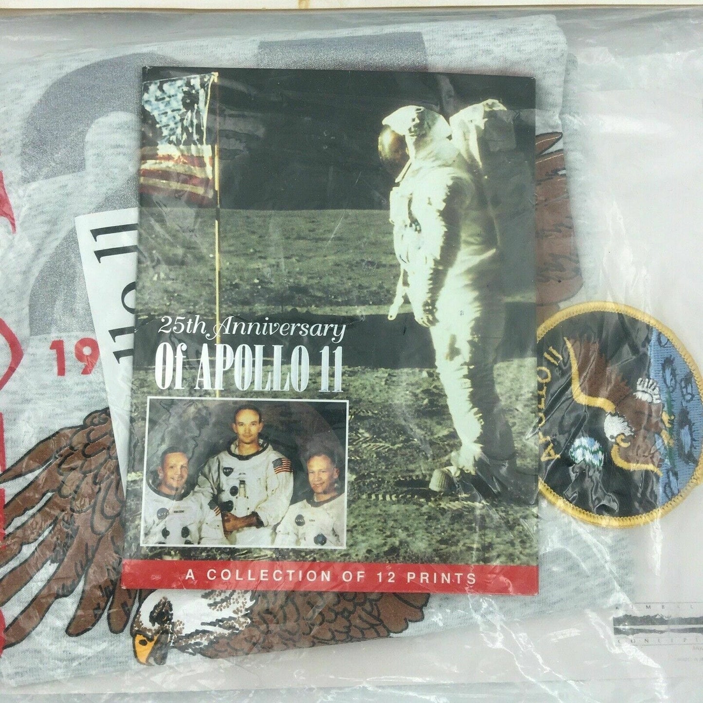 Space Center Houston Apollo 11 25th Anniversary Celebration Pack XL NEW