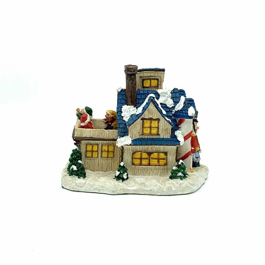 Santa’s Town Christmas Village Santa’s Toy Works Table Accent ST07
