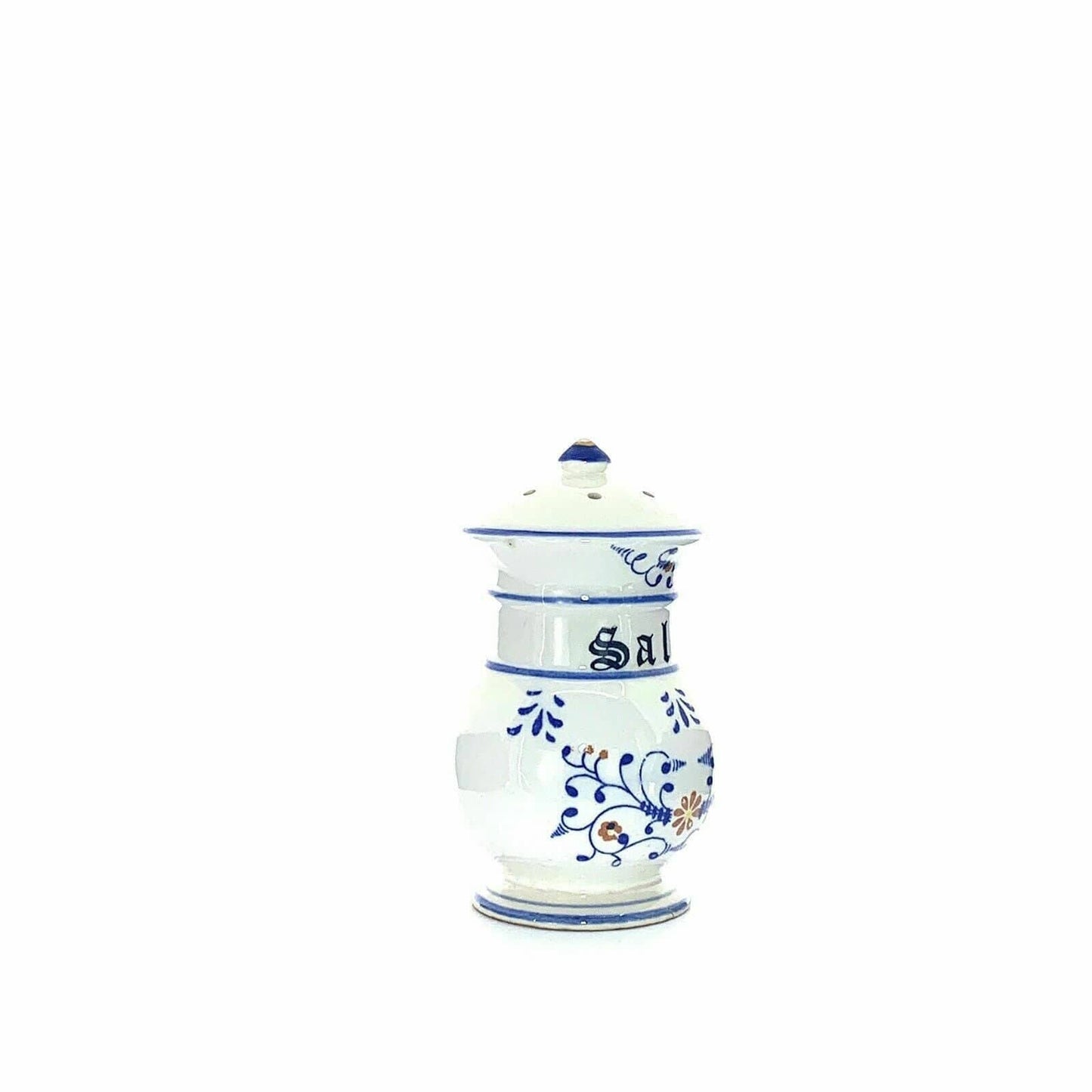 Vintage Sealy Blue Onion Salt Shaker ONLY