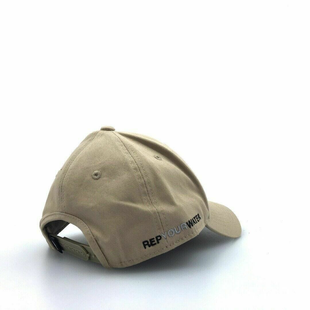Rep Your Water Baseball Hat, Beige - Fish Texas Adjustable / OSFM