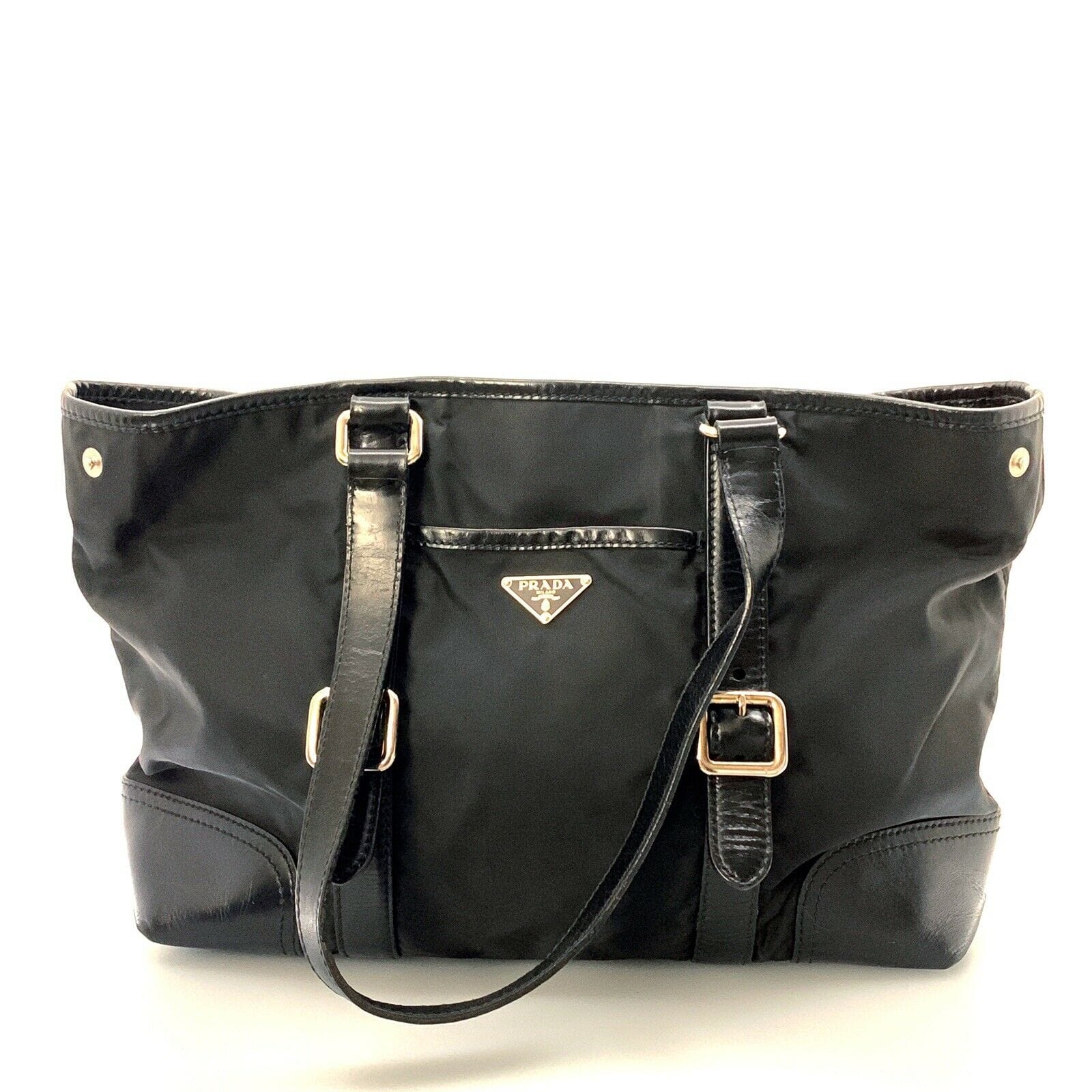 Black discount prada tote