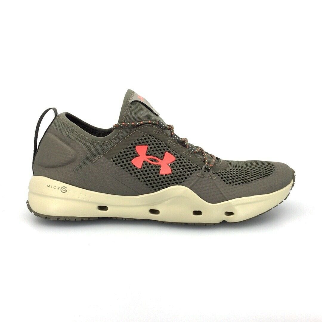 Under Armour Mens Size 8 Green Fishing Shoes Micro G Kilchis Water