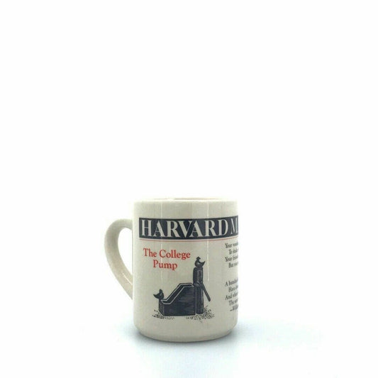 Harvard Magazine “The College Pump” Coffee Cup Mug 8oz Class Of 1881 Quote