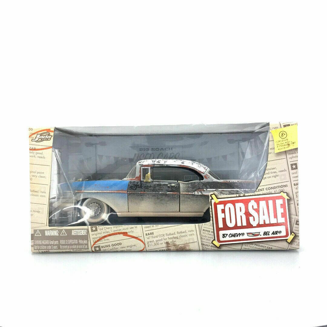 “For Sale” 1957 Chevy Bel Air Diecast Model 1:24 - Jada Toys #91718