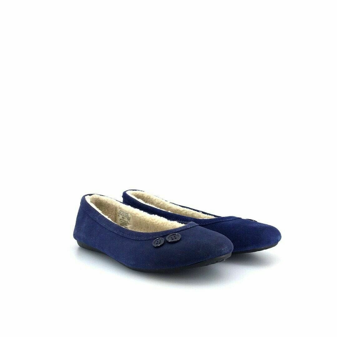 Melrose Avenue Womens Size 6 Blue Ballet Flats Slippers Shoes Comfort