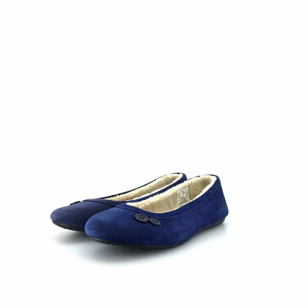 Melrose Avenue Womens Size 6 Blue Ballet Flats Slippers Shoes Comfort