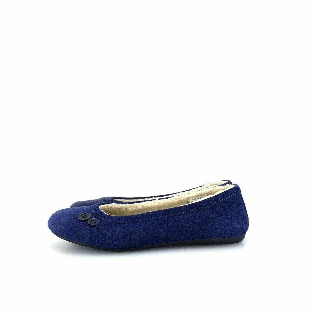 Melrose Avenue Womens Size 6 Blue Ballet Flats Slippers Shoes Comfort