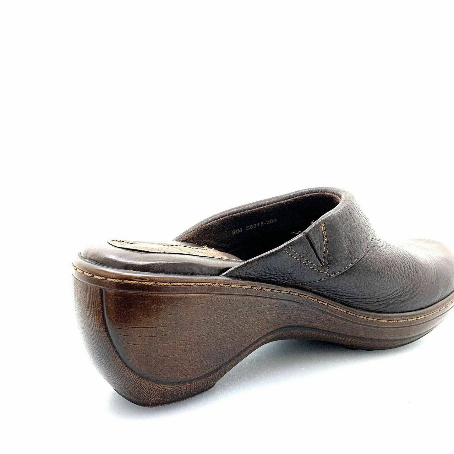 Soft Walk Womens Murietta Leather Comfort Shoes Clogs, Brown - Size 8.5M