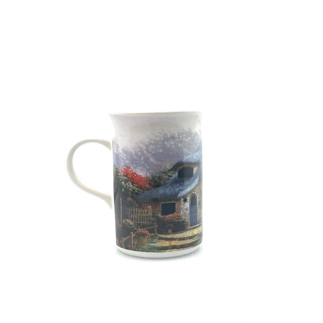 Thomas Kinkade "Painter Of Light" Lilac Cottage Coffee Tea Mug