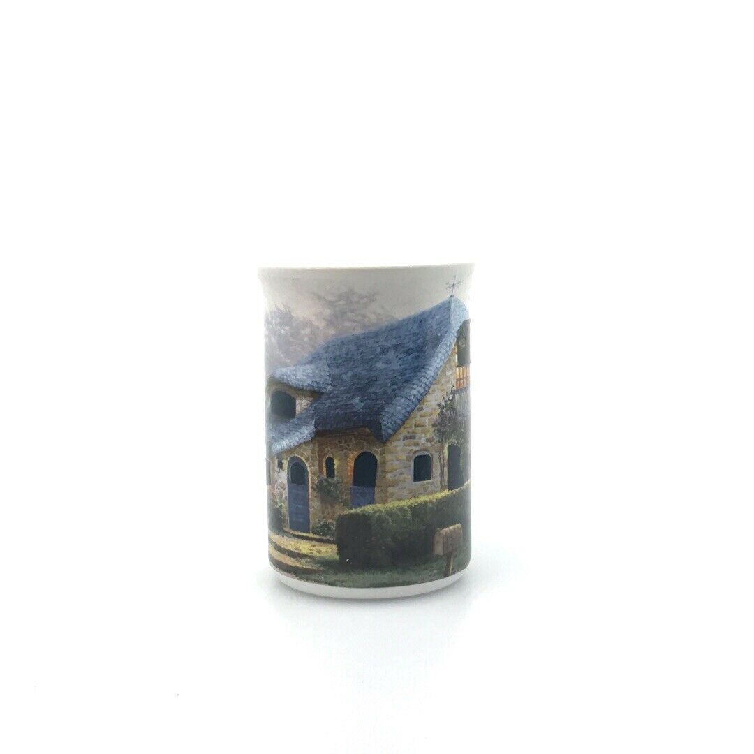 Thomas Kinkade "Painter Of Light" Lilac Cottage Coffee Tea Mug