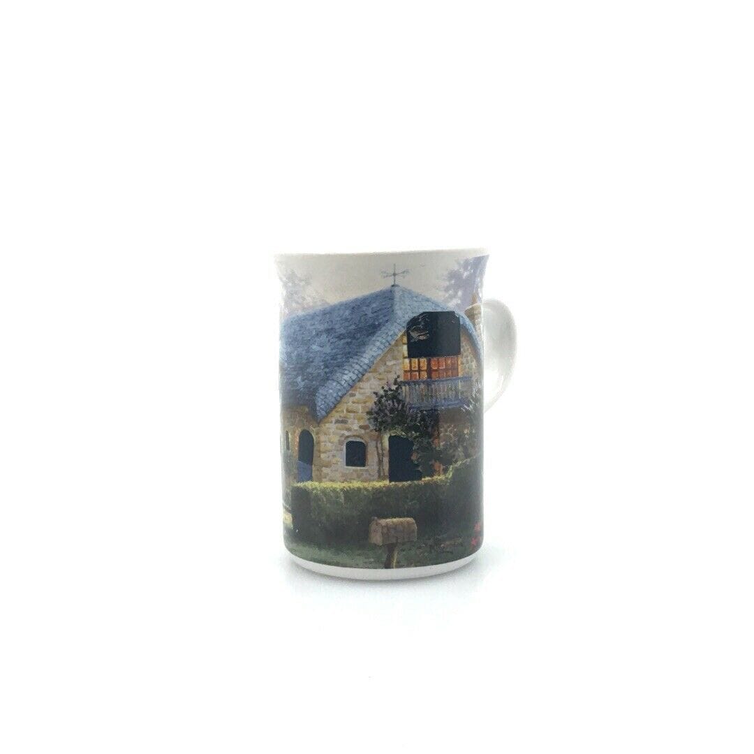 Thomas Kinkade "Painter Of Light" Lilac Cottage Coffee Tea Mug