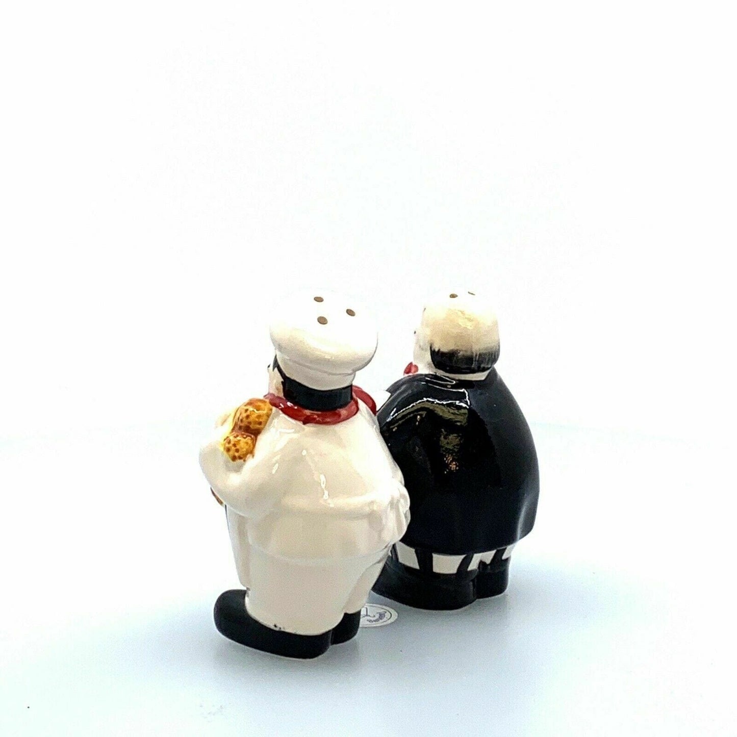 Vintage Giftco Italian Chef & Maitre D' Salt And Pepper Shakers Set Ceramic
