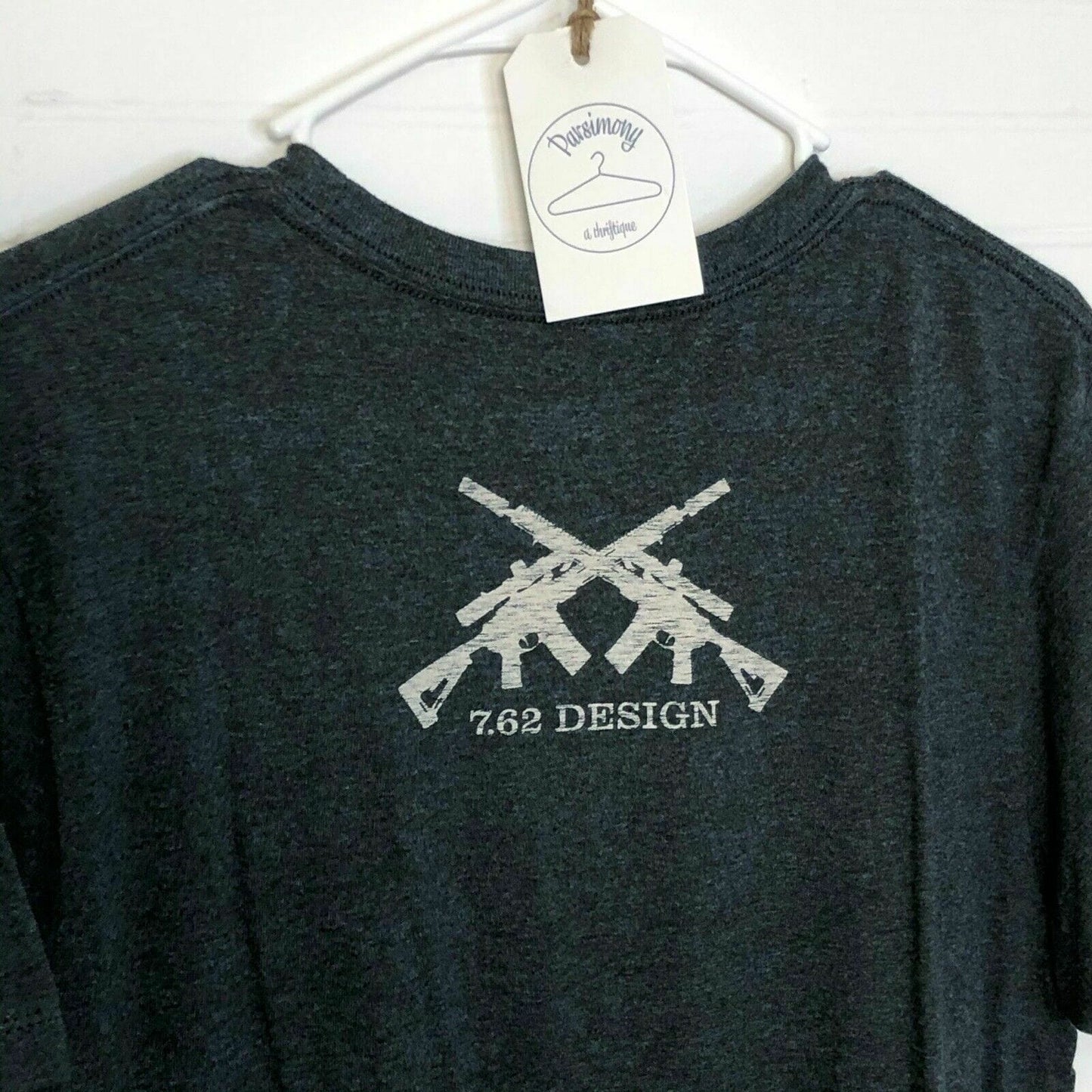 Mens T-Shirt Gray Come And Take It Size Small S American Flag Bullets Patriotic