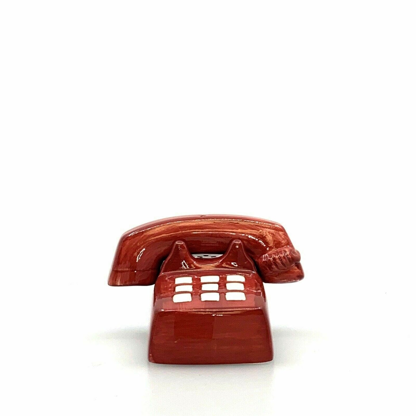 SAKURA VINTAGE RED TELEPHONE SALT & PEPPER SHAKER SET