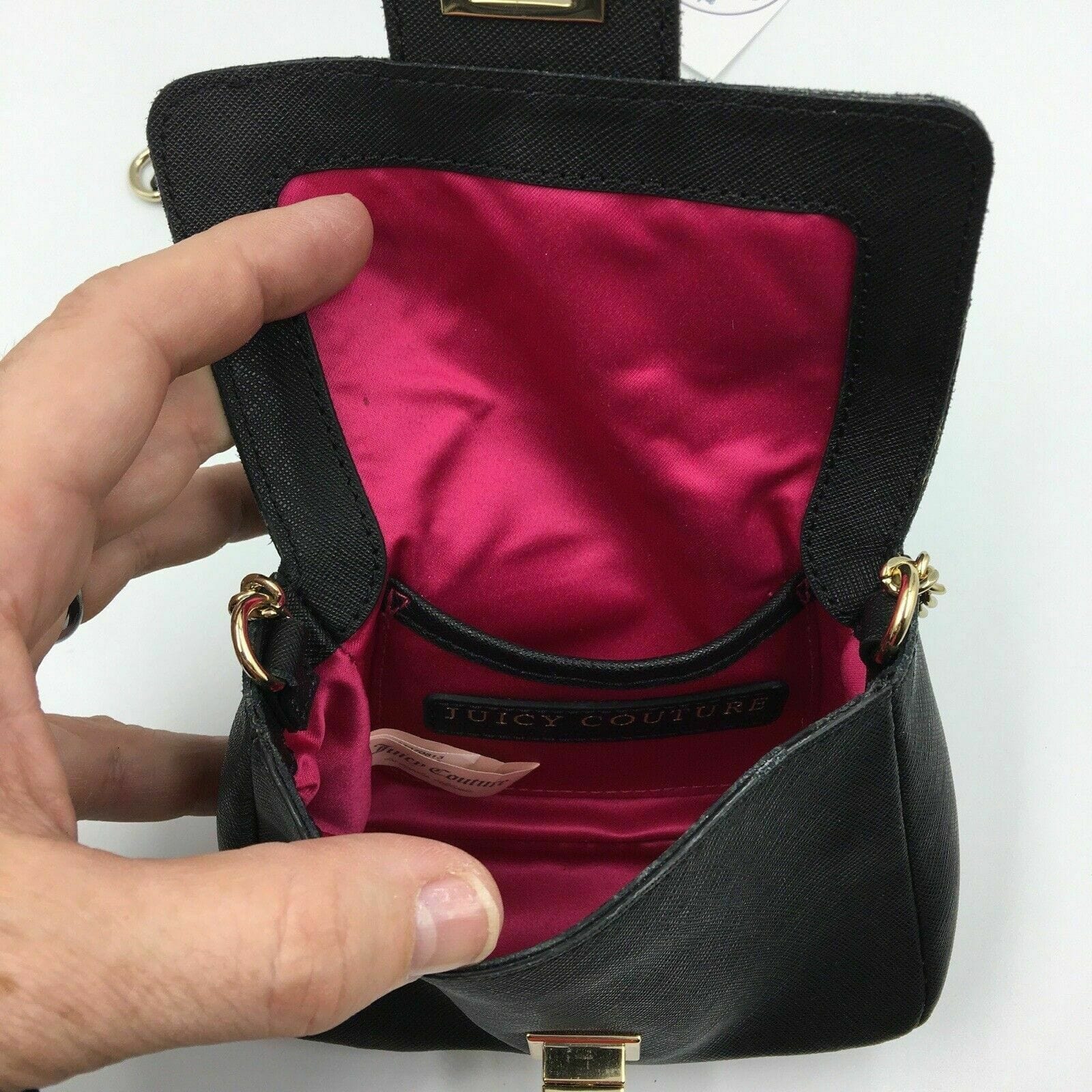 Juicy Couture Purse Black & Beige Crossbody 2 Bag Purse Gift Set | eBay