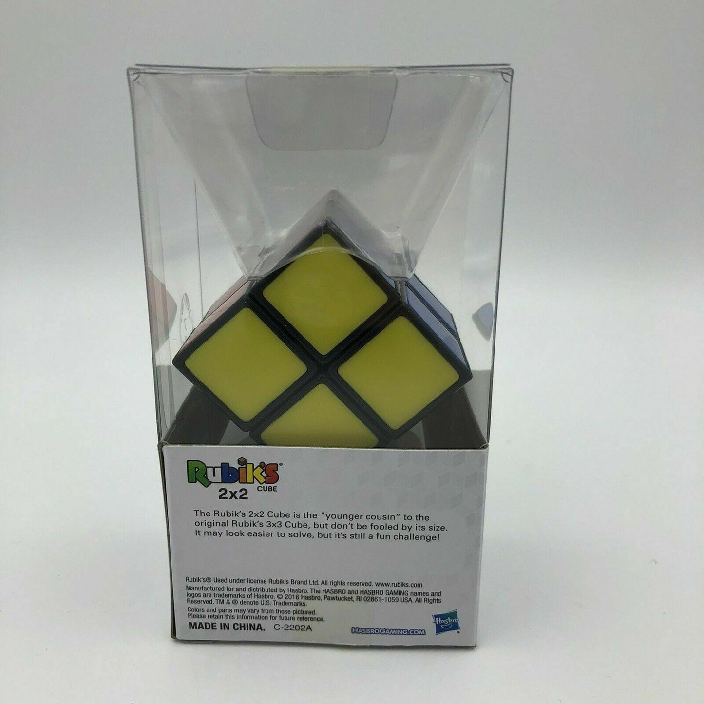 NEW Hasbro Game 2X2 Rubik's Cube C1556 Multicolor Twist