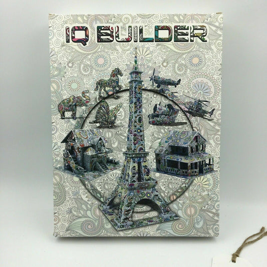 IQ Builder 3D Coloring Puzzle Includes Markers NEW Family Activity & Fun
