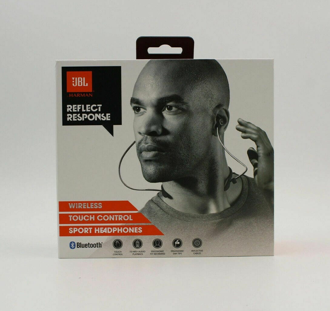 JBL Harman Reflect Response Wireless Sport Headphones with Touch Control in Blue