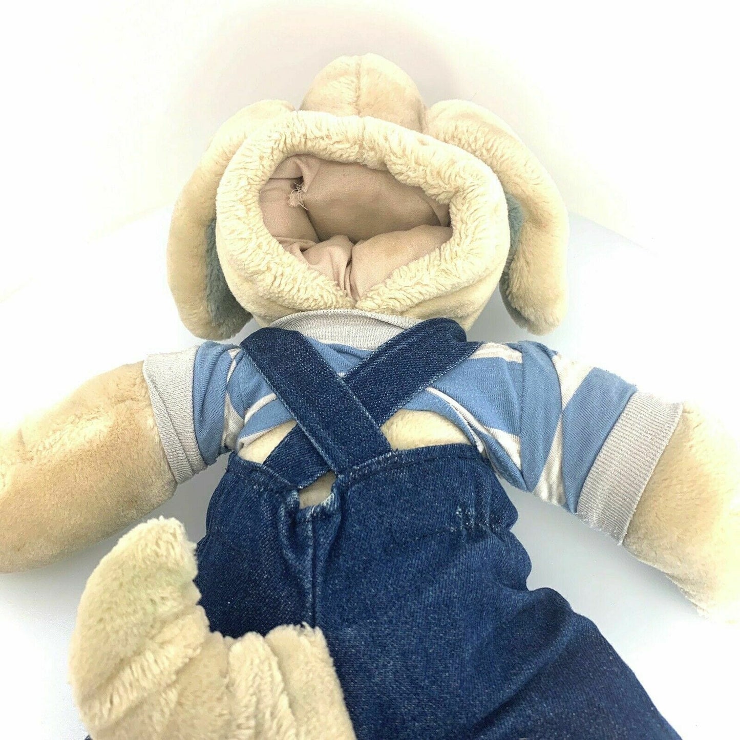 Vintage Ganzbros Wrinkles The Dog Large Jumbo 26in Stuffed Animal Plush Hand Puppet
