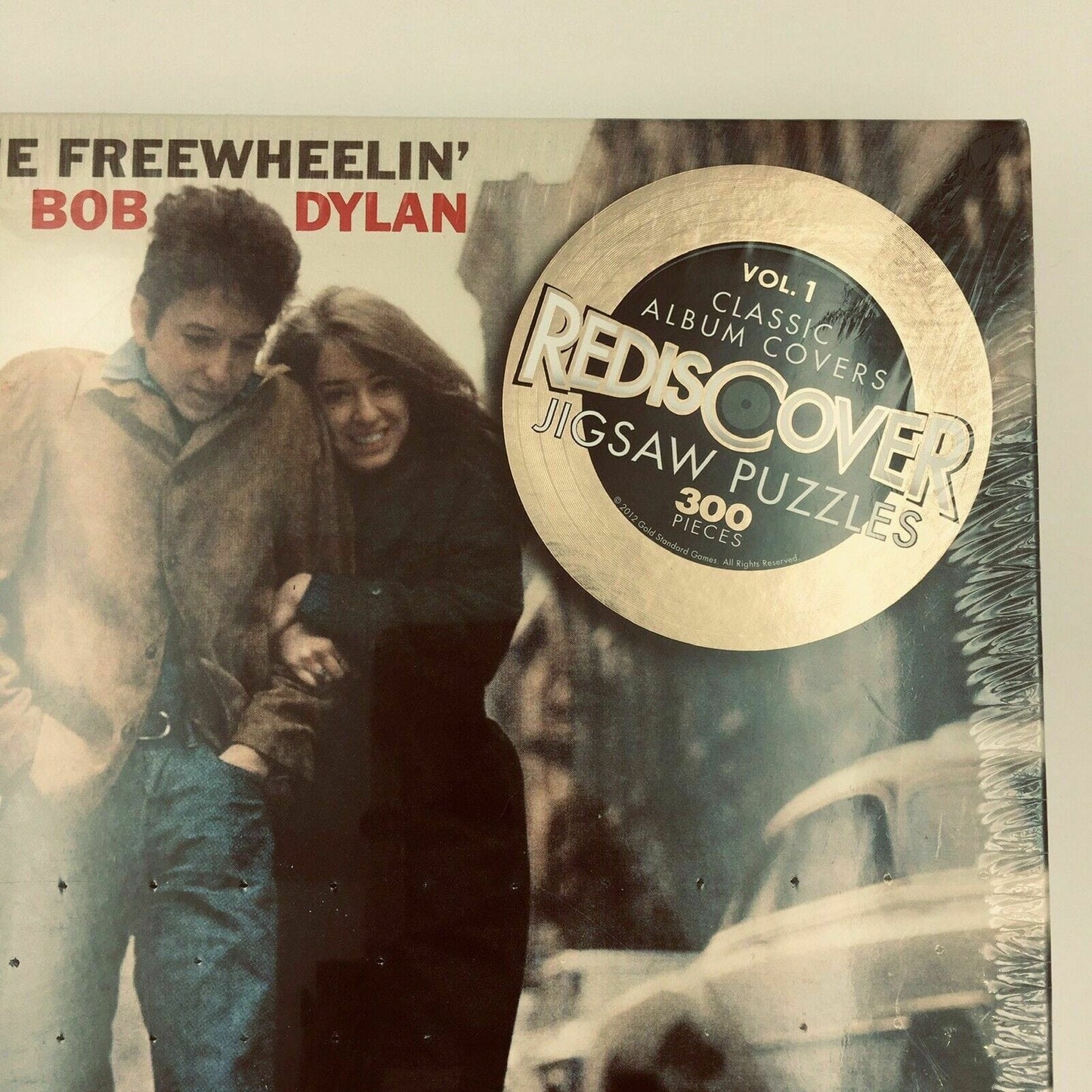 Rediscover 'The Freewheelin Bob Dylan Double Sided Jigsaw Puzzle NIB