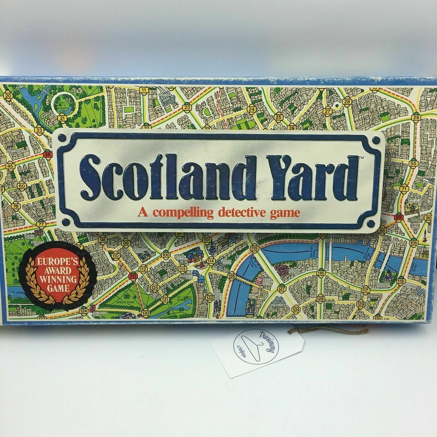 Scotland Yard A Compelling Detective Board Game 1985 MB Milton Bradley Games 10+