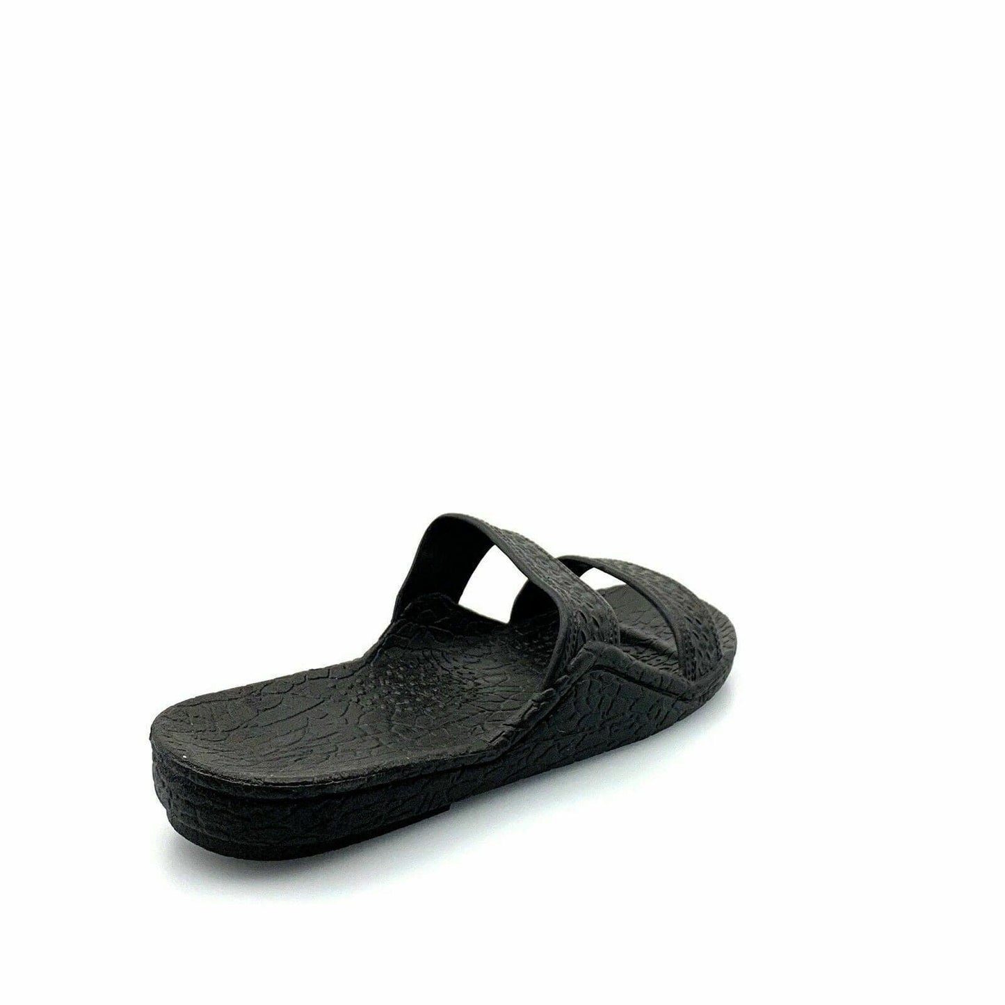 Pali Hawaii Size 13 Black Rubber Sandals Classic Jandals Slides Shower Shoes