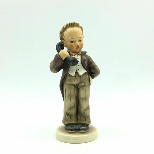 Goebel | HUMMEL Figurine ‘Hello’ Boy On Telephone | 6 inches