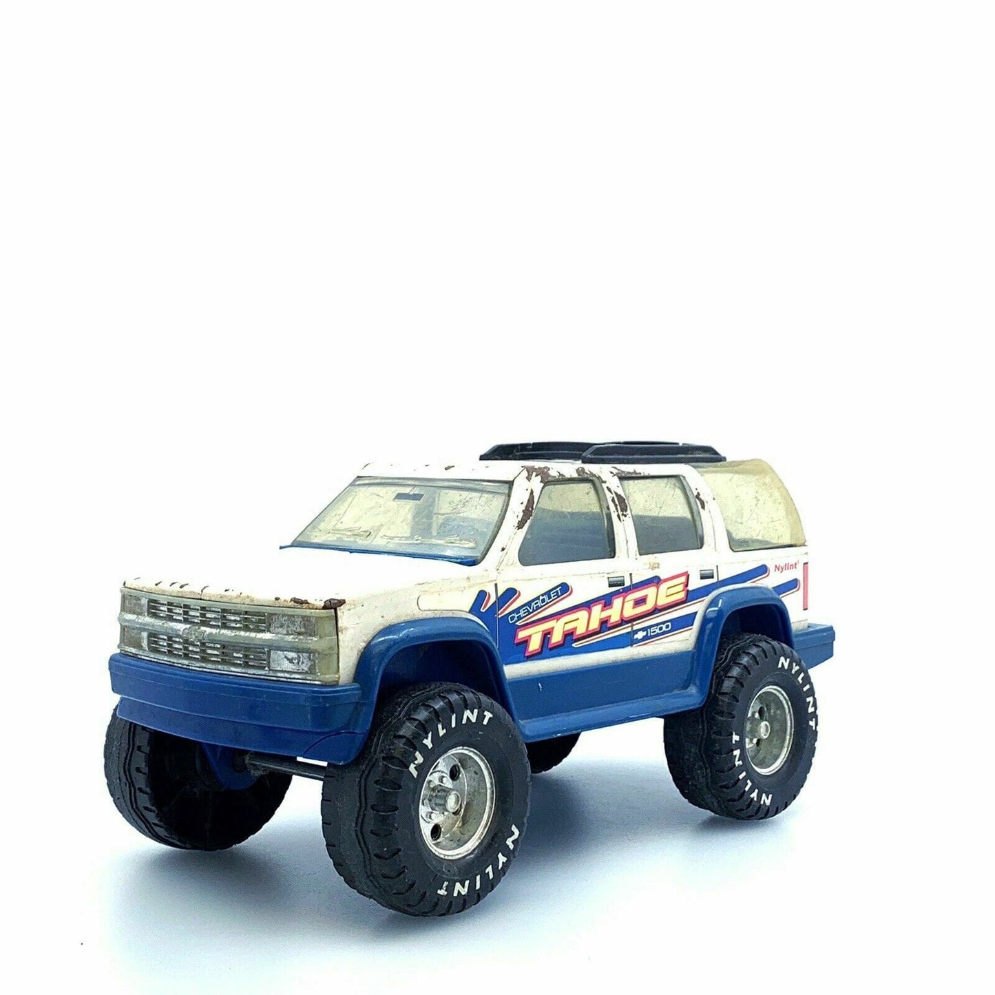 Vintage Nylint Chevrolet Tahoe 1500 Steel & Plastic Blue Toy Truck 1998 *for Parts