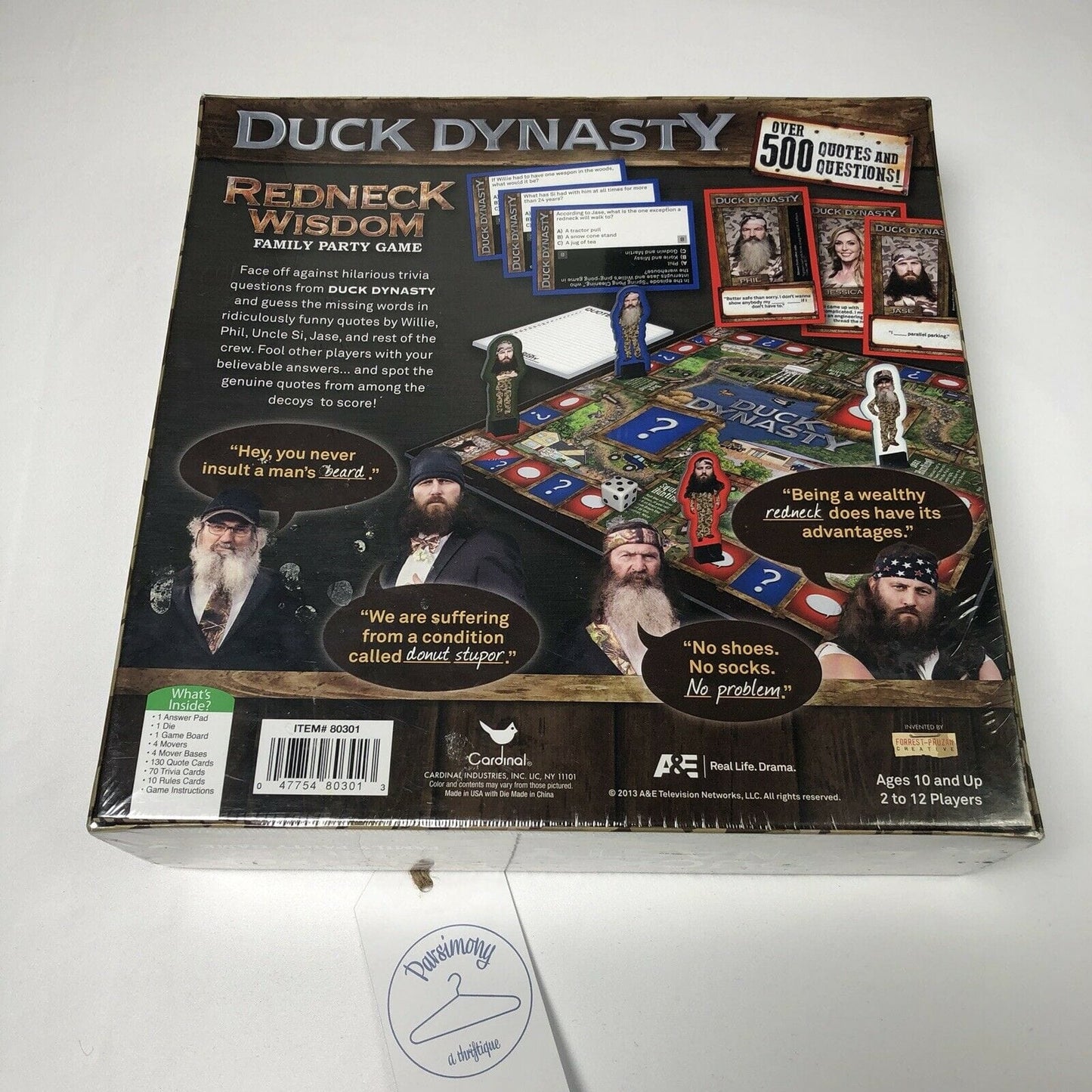 Cardinal Duck Dynasty Redneck Wisdom Family Party Game Made In USA NIB