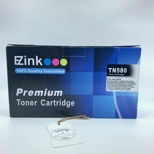 EZink Premium Replacement Compatible Toner Cartridge Brother TN580 NIB