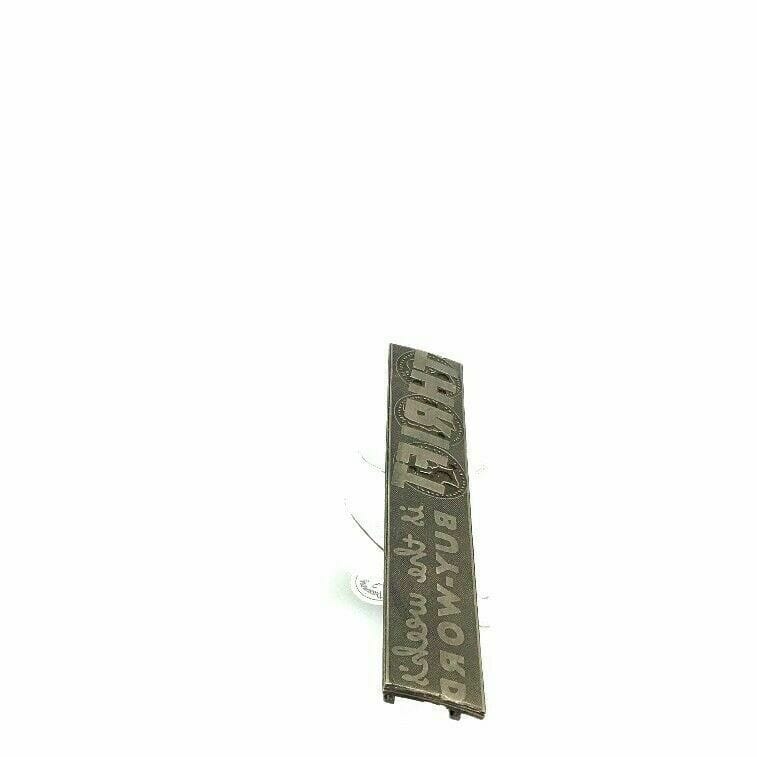 Vintage Advertising Metal Printing Press Block Plate “THRIFT Is The Weeks Buy-Word”