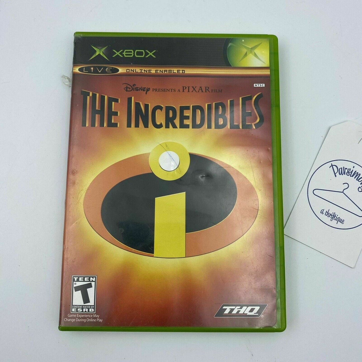 Incredibles Video Game (Microsoft Xbox, 2004) Disney Pixar Rated T
