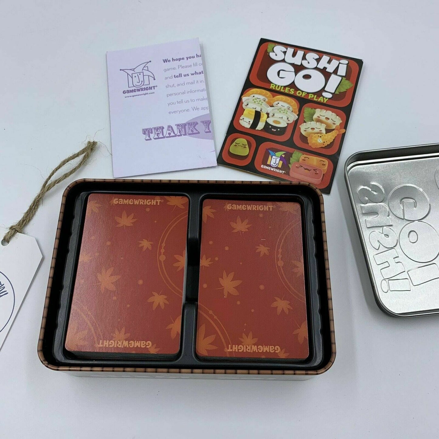 Sushi Go! By Gamewright The Pick & Pass Card Game Strategy & Probability Ages 8+