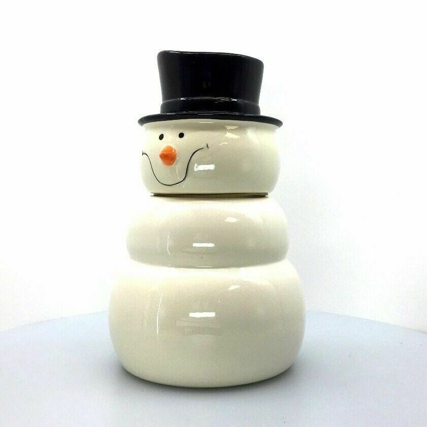 PRECIOUS COOKIE JAR Snowman Perma-Coat Ceramic Kit Kids Crafts Decorate Color