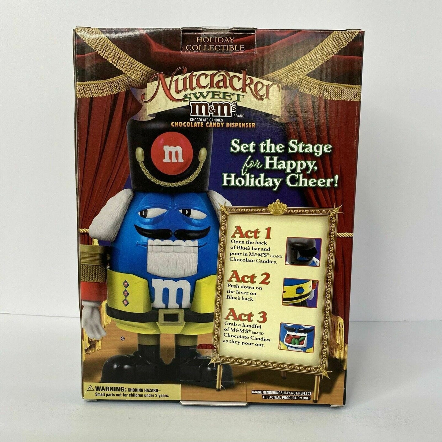 M&M’s MM “Nutcracker Sweet” Candy Dispenser Holiday Christmas Limited Edition