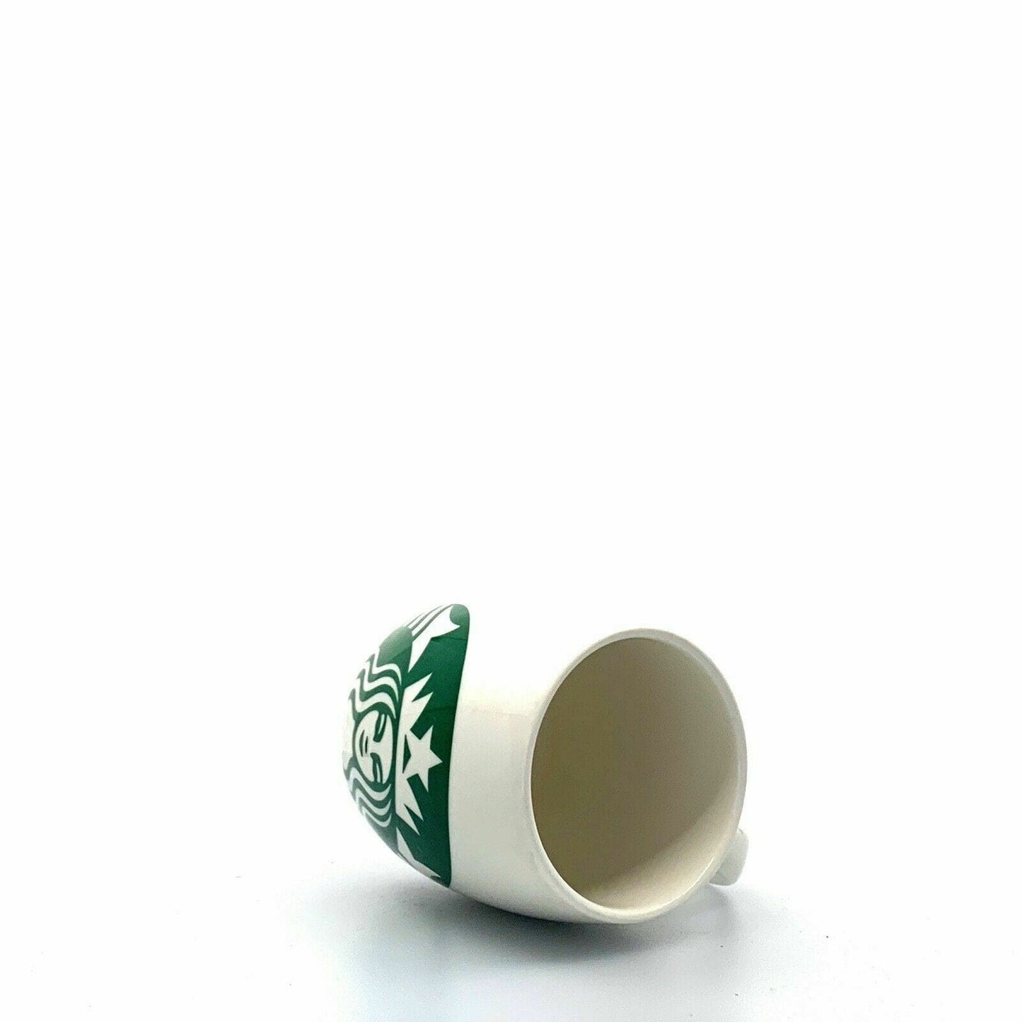 Starbucks Green Mermaid Logo Coffee Cup, White - 16oz