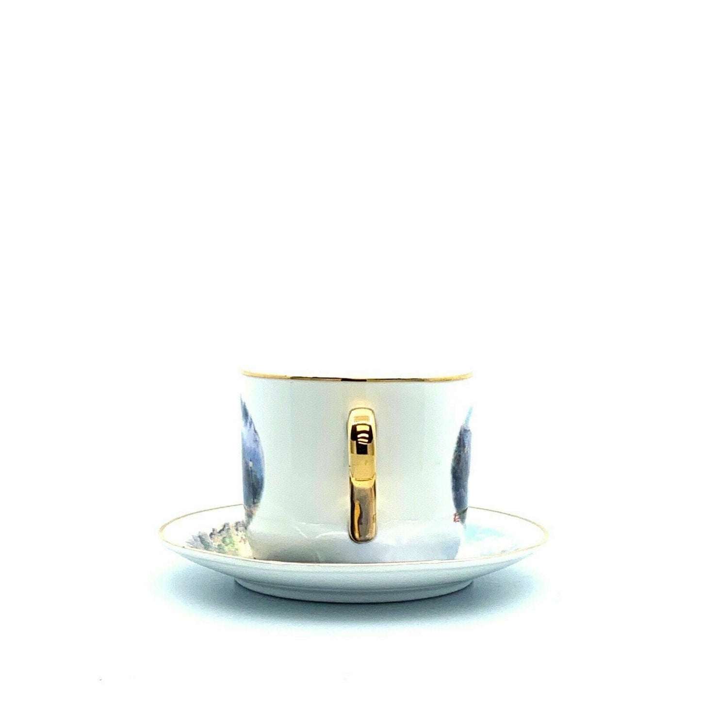 Thomas Kinkade Painter of Light “Moonlight Cottage” Porcelain Coffee Cup & Saucer Set