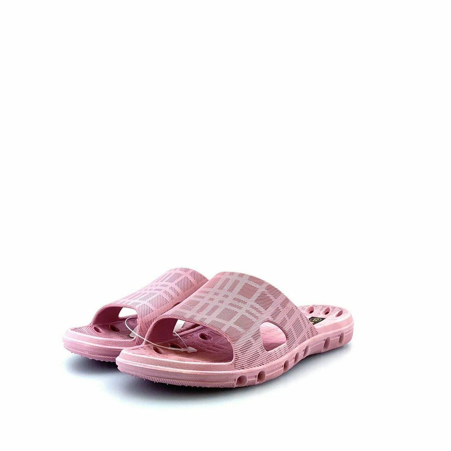 Tecs Womens Size 10 Pink Slides Beach Water Shower Shoes Sandals