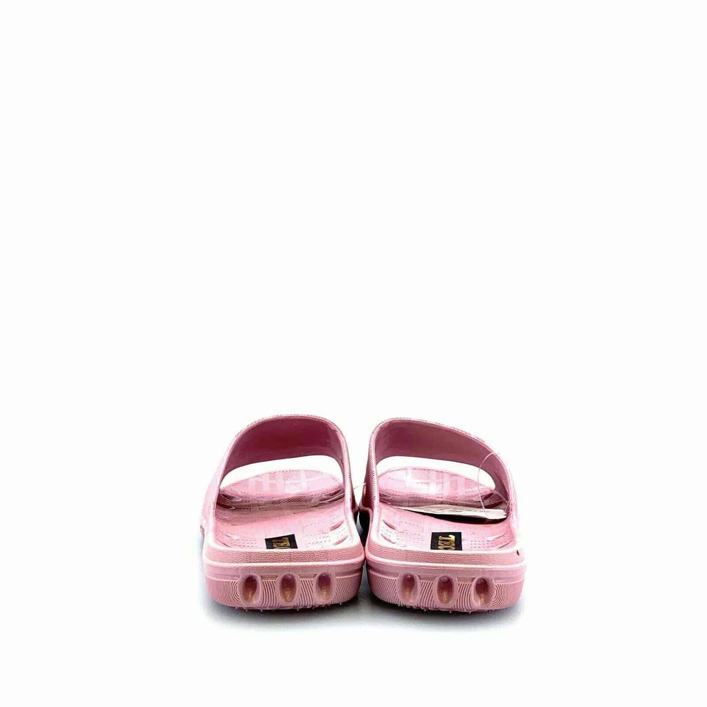 Tecs Womens Size 10 Pink Slides Beach Water Shower Shoes Sandals