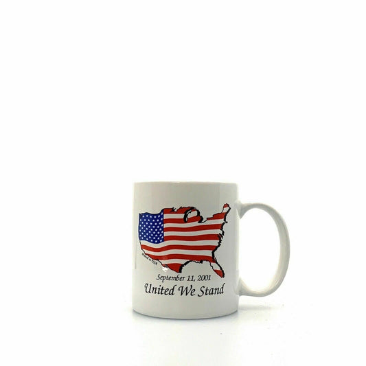 September 11, 2001 United We Stand Stars And Stripes Red White & Blue Cup Mug