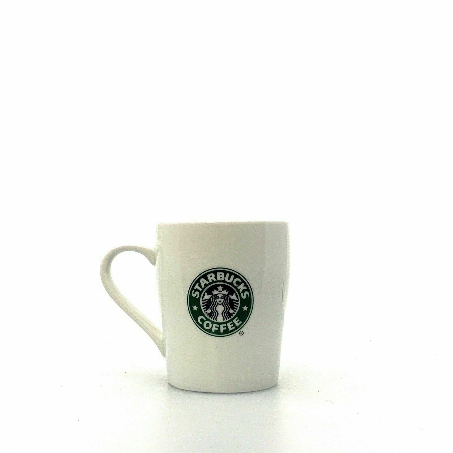 Starbucks Coffee Cup White Green Mermaid Logo - 8 Oz