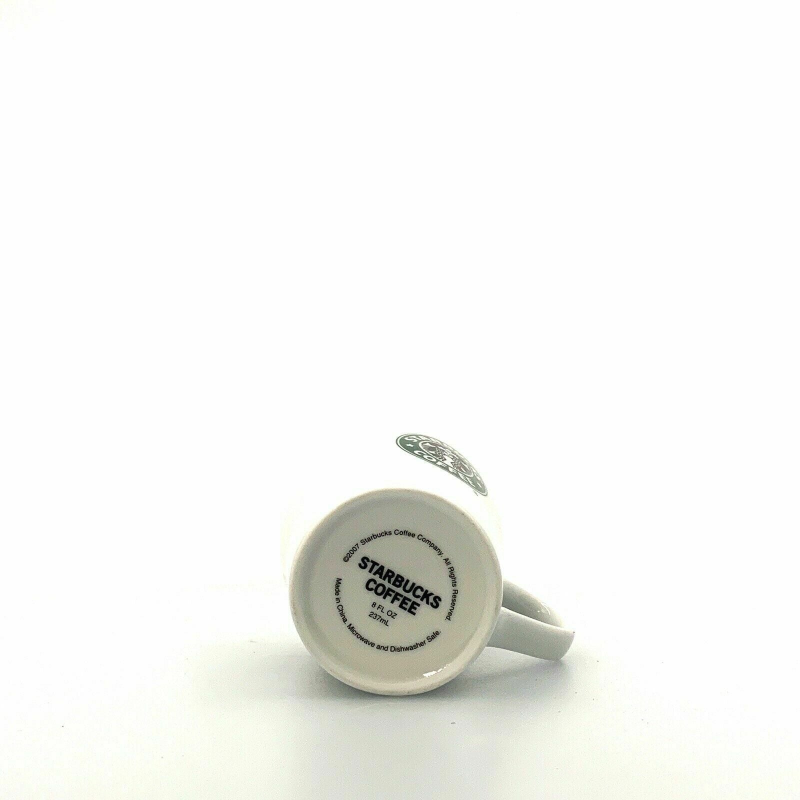 Starbucks Coffee Cup - 8 Oz White Mermaid Logo