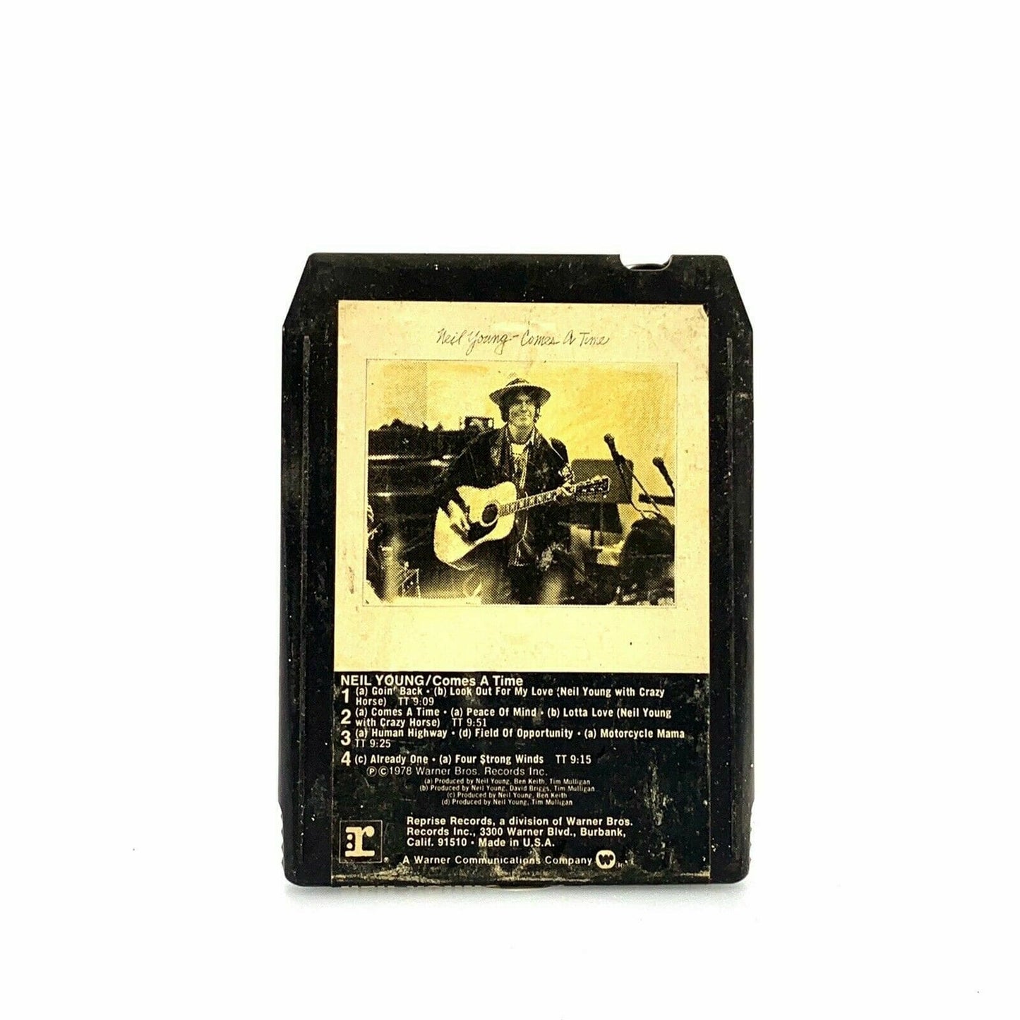 Vintage 8 Track Cartridge - Neil Young “Comes A Time”