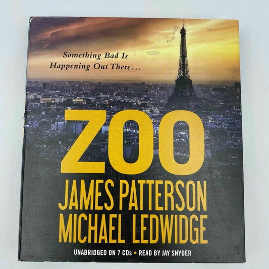 Zoo by Michael Ledwidge and James Patterson (2012, Compact Disc, Unabridged...