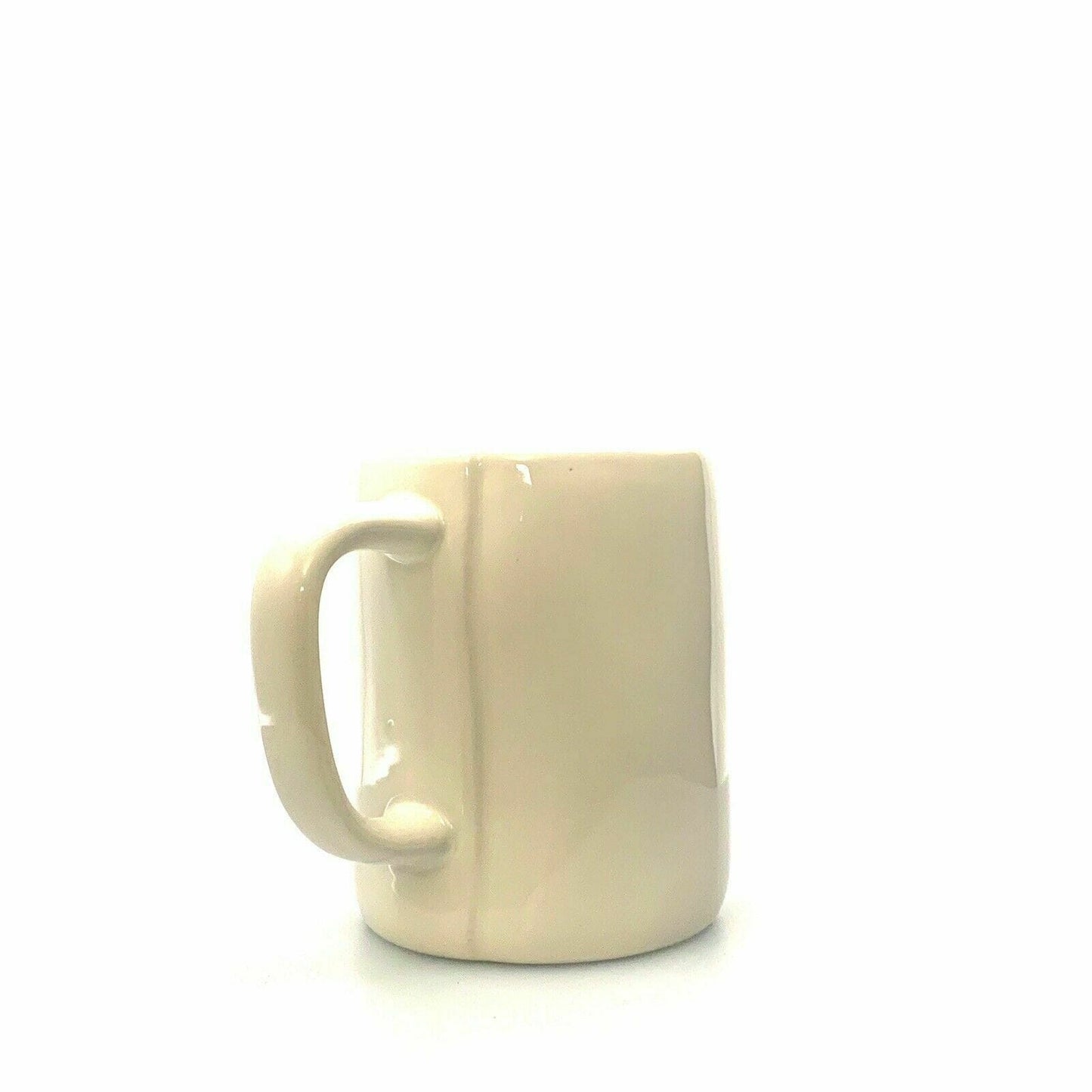 Rae Dunn Artisan Collection "DUNN FUND" Large Letter White Coffee Cup Mug By Magenta